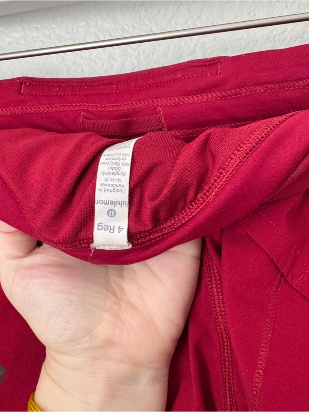 Lululemon red shorts - Picture 4 of 4